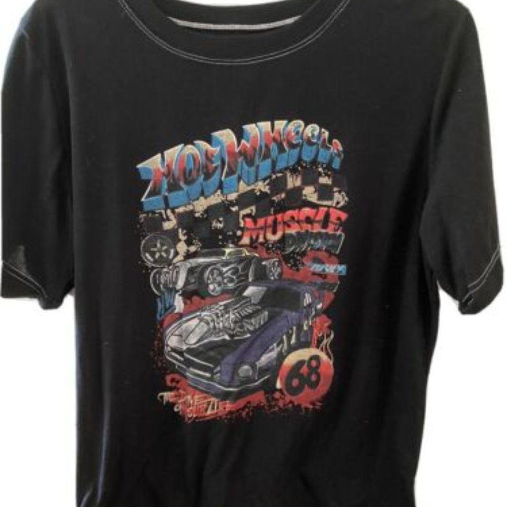 Hot Wheel Graphic Tshirt - vintage look  -  Large